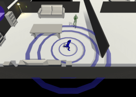stealth game pinging an enemy